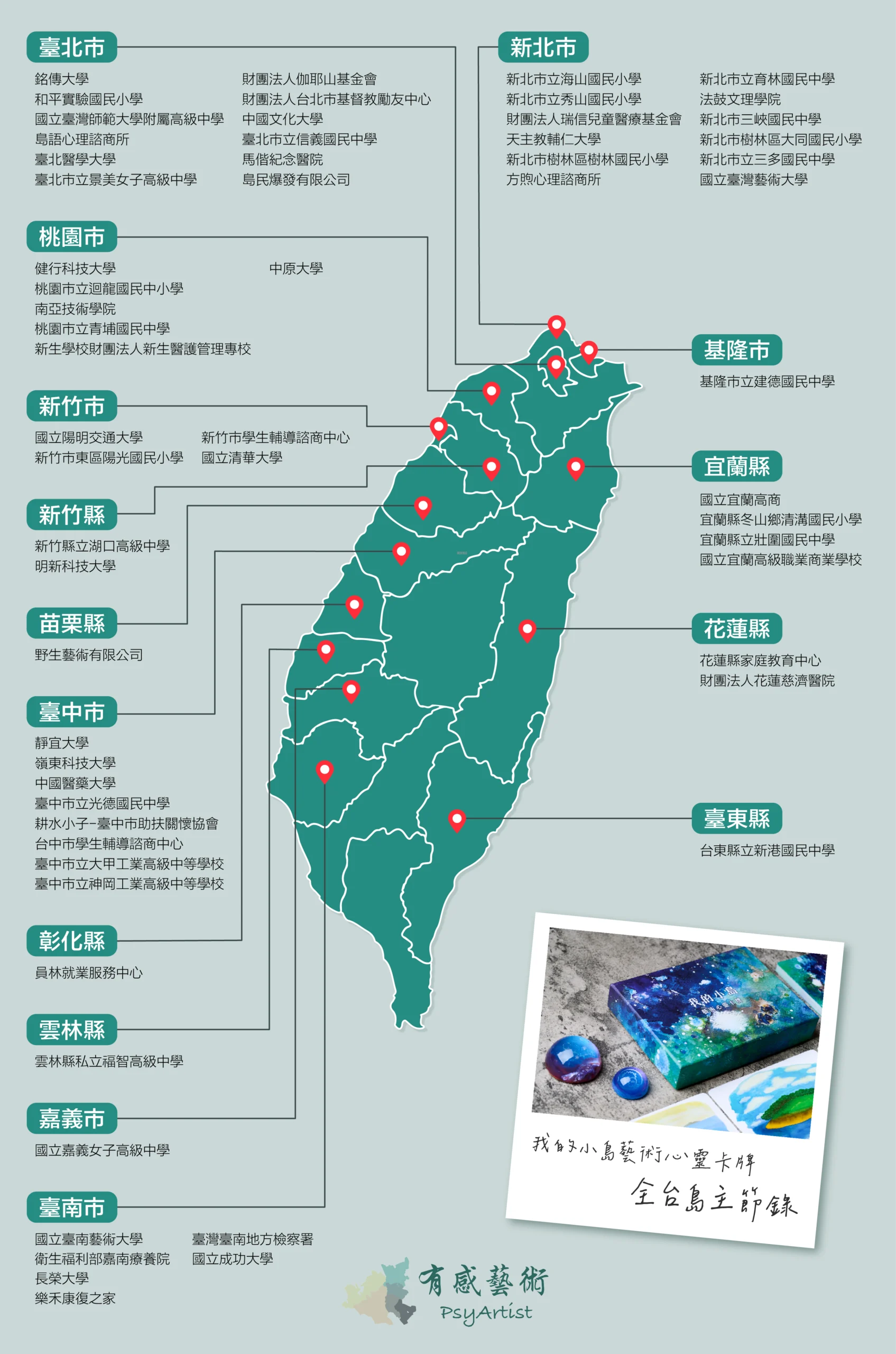我的小島藝術心靈卡牌 全台島主節錄