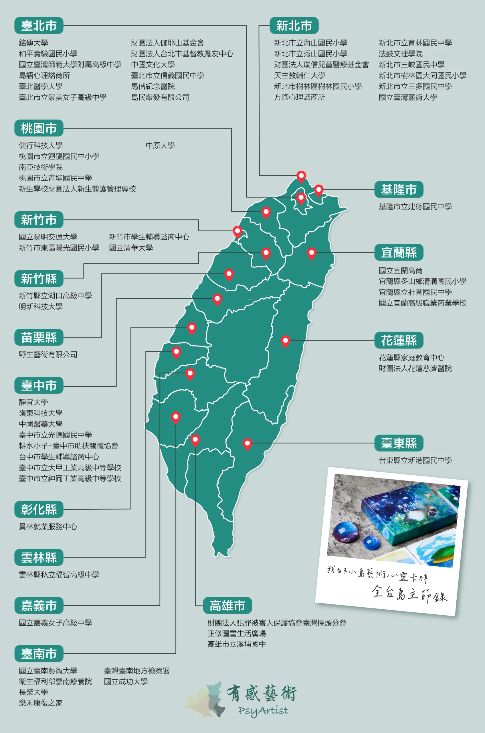 我的小島藝術心靈卡牌 全台島主節錄